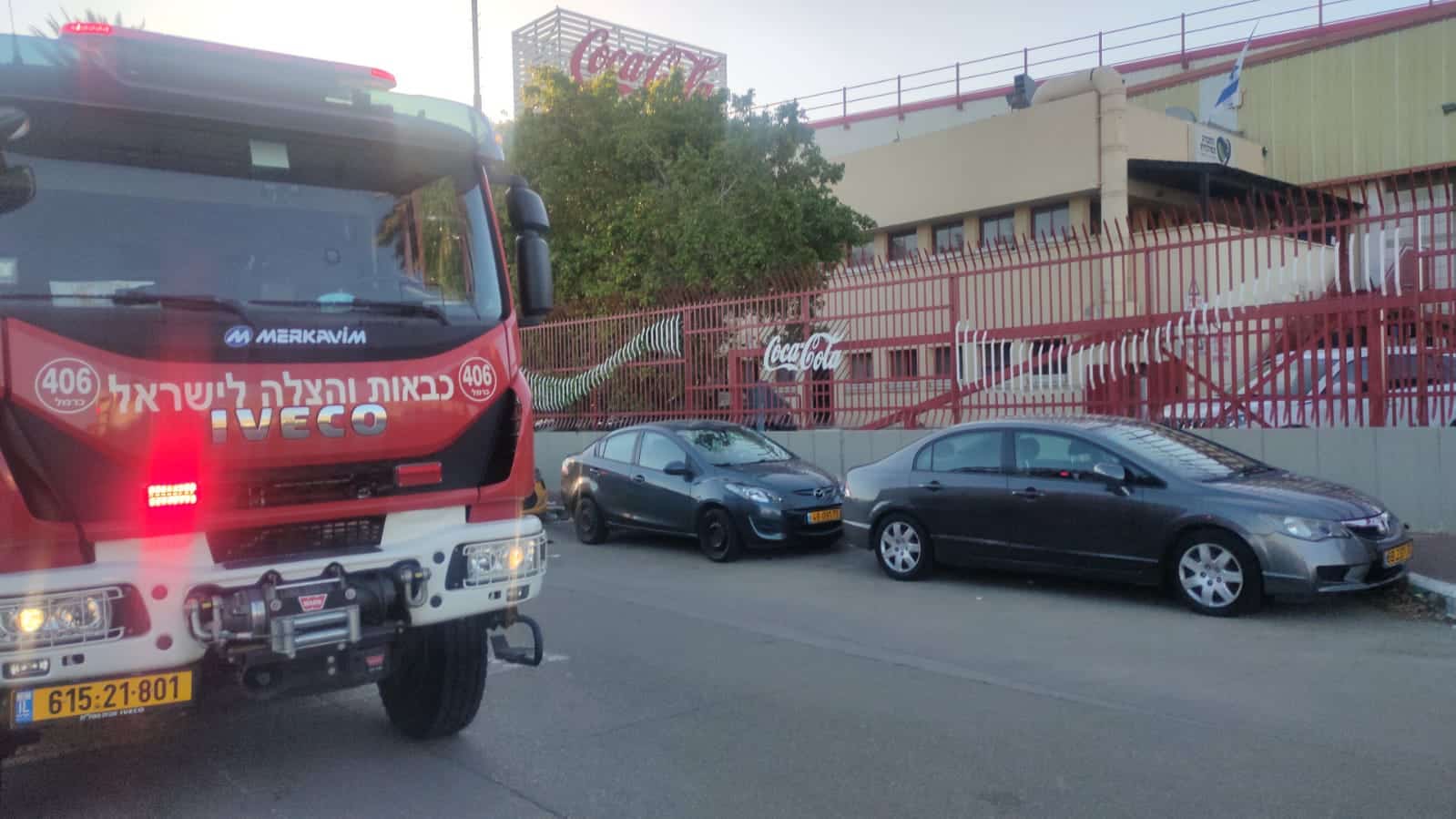 דליפת גז אמוניה, צילום: דוברות וכיבוי והצלה חיפה