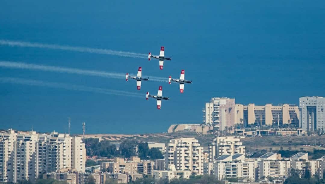 אסור לפספס: זמני מטס חיל האוויר מעל שמי מפרץ חיפה והסביבה