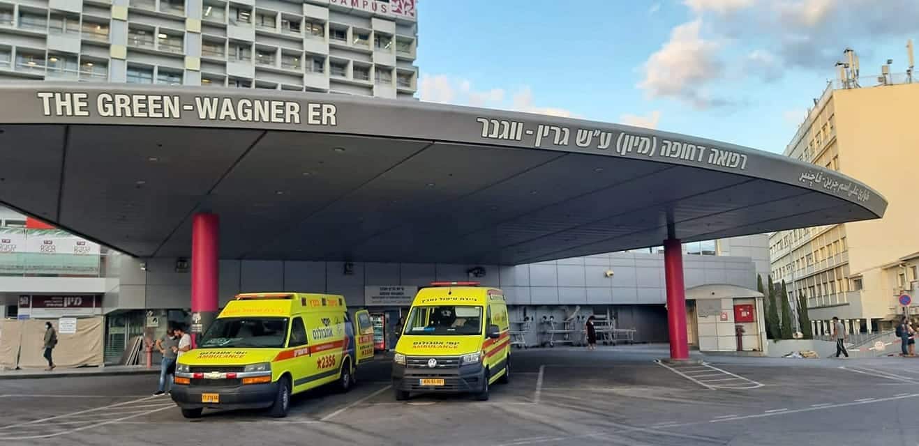 רוכב אופנוע נפצע בתאונה עם רכב פרטי ברחוב יעקב דורי בחיפה