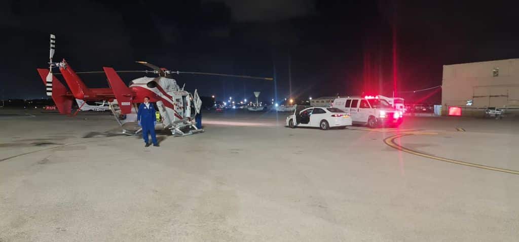 דיווח ראשוני: נחיתת חירום של מסוק מד＂א בחיפה