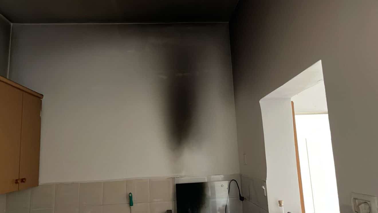 חיפה: סיר בישול שנשכח על הגז גרם לנזק במטבח