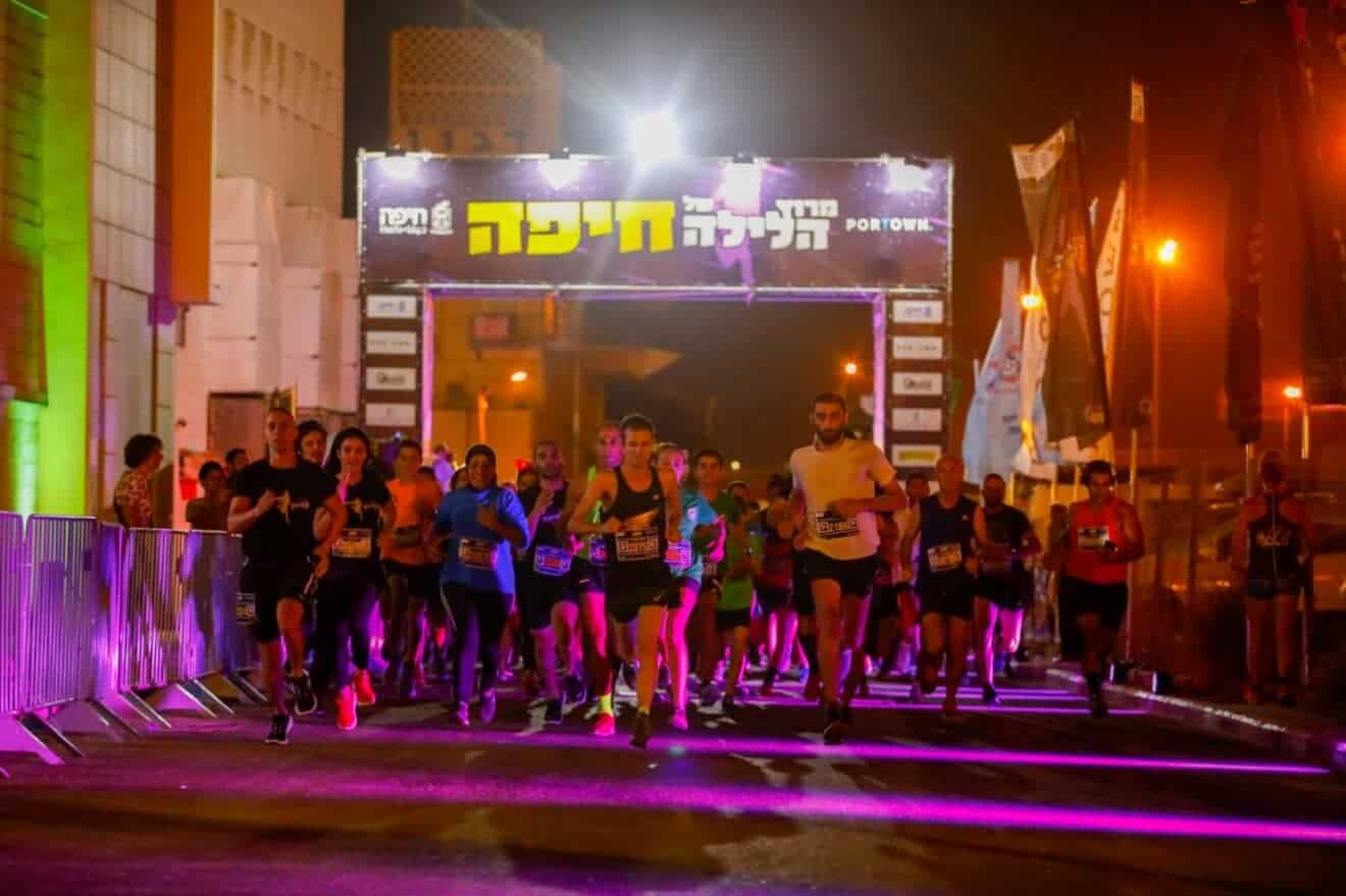 היערכות משטרת ישראל למרוץ הלילה בחיפה
