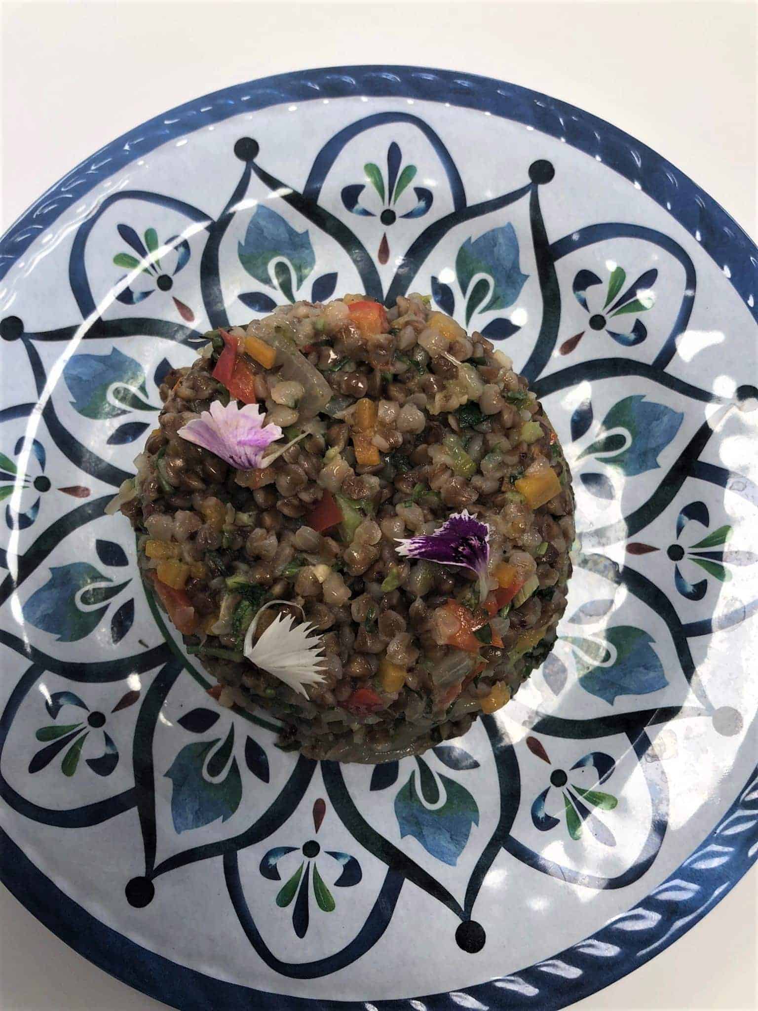מתכון כוסמת למבוגרים בשילוב ירקות באדיבות אליאב בצלאל שף מרכז נורית צילום אסף דיין 3