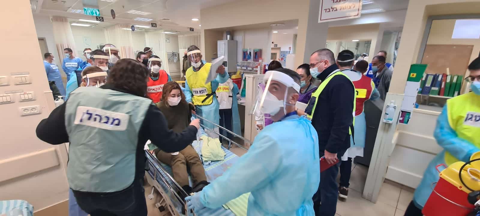 תרגיל אירוע רב נפגעים בבית חולים כרמל, קרדיט צילום: אלי דדון