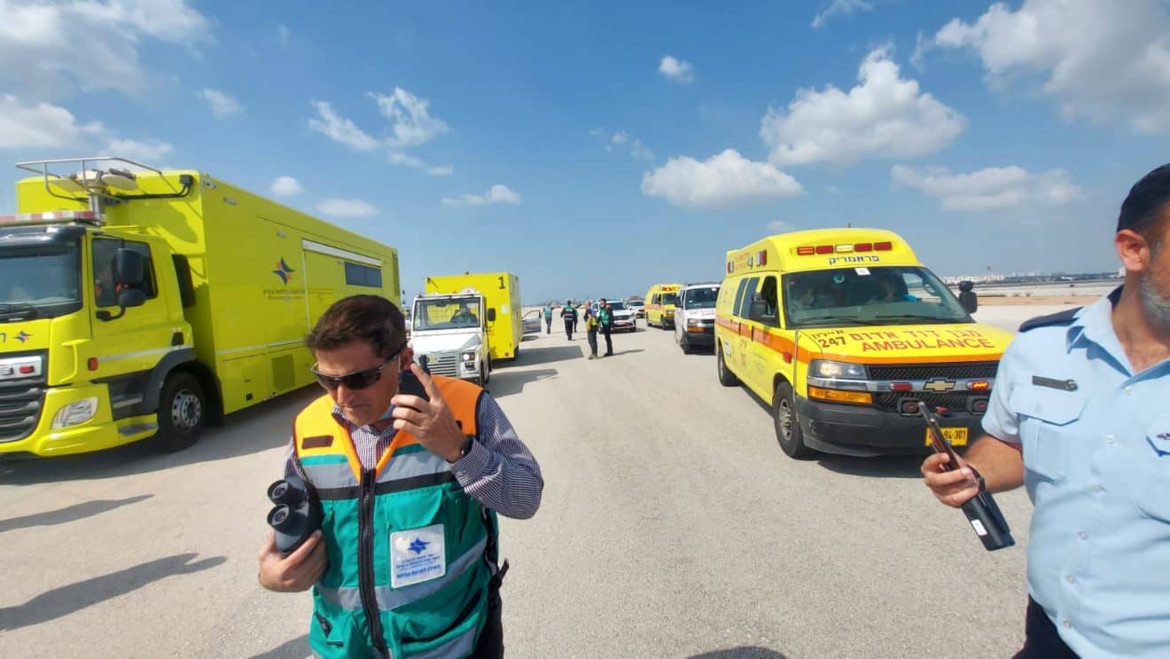 שדה תעופה חיפה: בגלל מצב חירום המטוס המשיך לנחיתת חירום בנתב＂ג | צפו