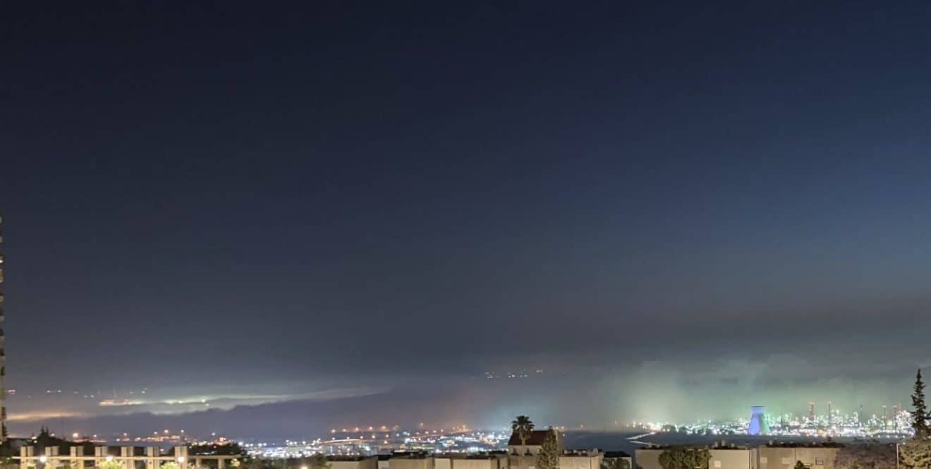 הבוקר: עליית השחר במפרץ חיפה | צילום: חדשות NWS