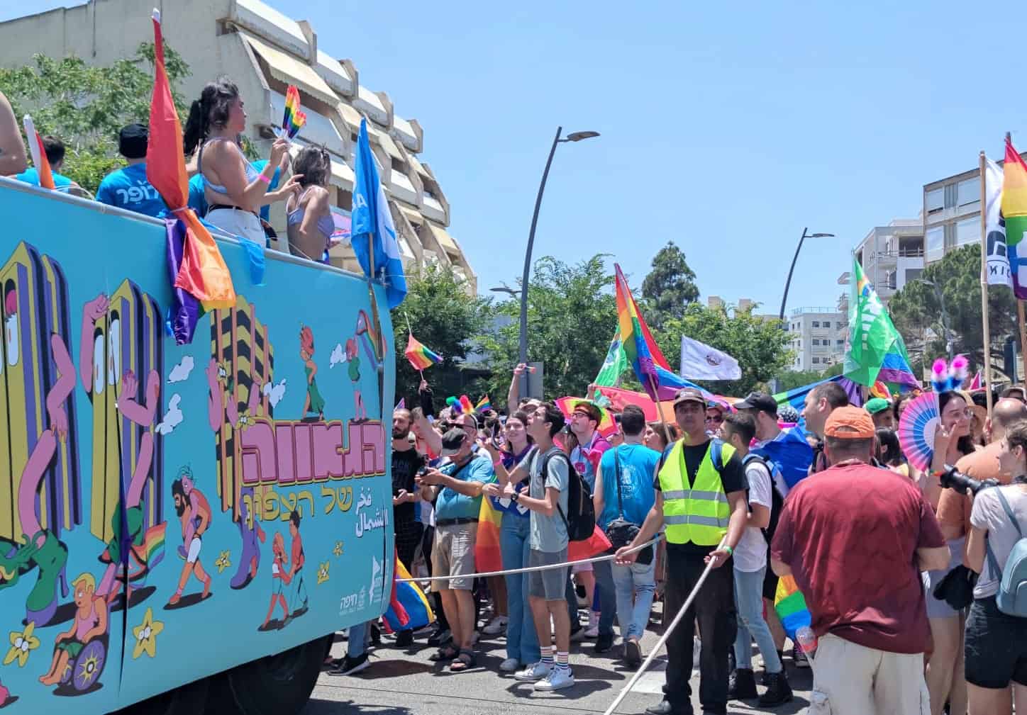 מצעד הגאווה בחיפה 2022, צילום: חדשות NWS