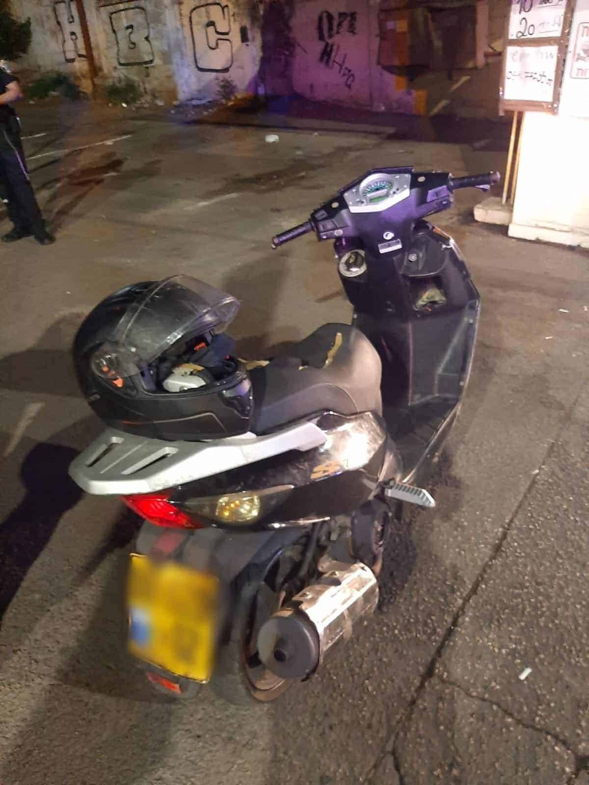 עירנות של שוטר ופקח עירוני בחיפה הביאה ללכידת חשודים בגניבת אופנוע