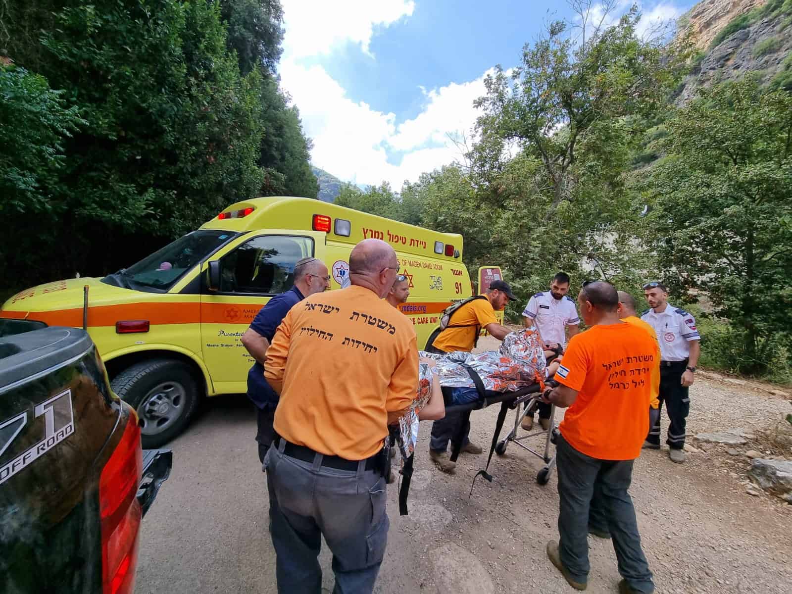 מתנדבי יחידת החילוץ גליל כרמל הזועקו לחילוץ ״כחילוץ רפואי"