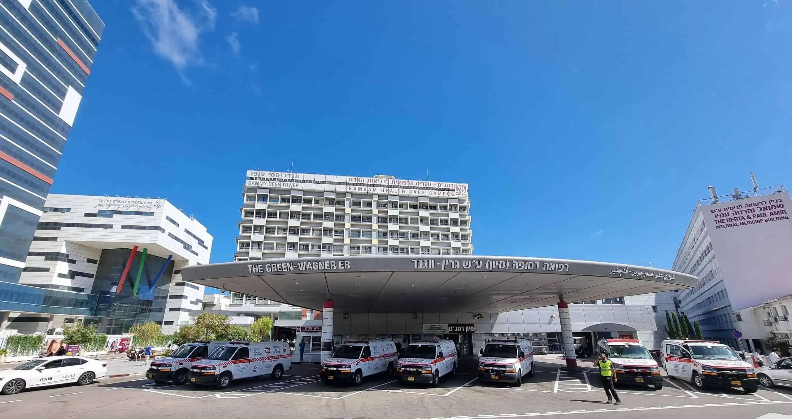 אלימות מהרחוב אל תוך בית החולים רמב"ם 1 מיון רמב"ם, קרדיט: דוברות רמב"ם