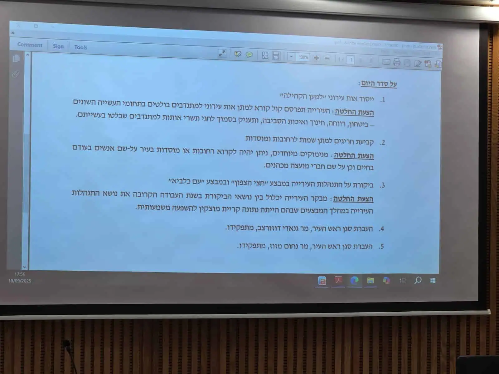 קריית מוצקין לאן? פתיחת שנה עם מועצה לעומתית ואיפה חזון סיפוח קריית חיים? 1 WhatsApp Image 2025 09 24 at 14.32.47