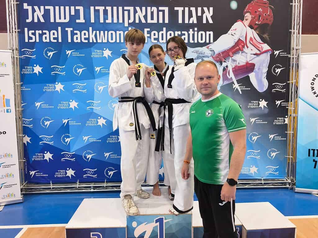 שלושה אלופי ישראל לחיפה: הישג מרשים למועדון הטאקוונדו באליפות ישראל בירושלים | צפו » חדשות NWS