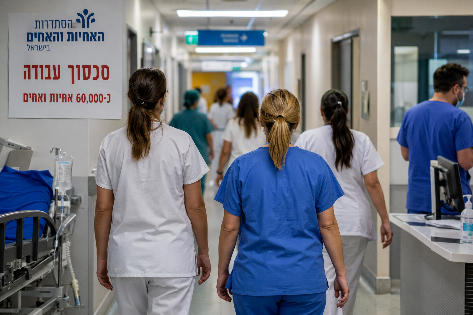כ-60 אלף אחים ואחיות בדרך לשביתה: הסתדרות האחים והאחיות הכריזה על סכסוך עבודה » חדשות NWS