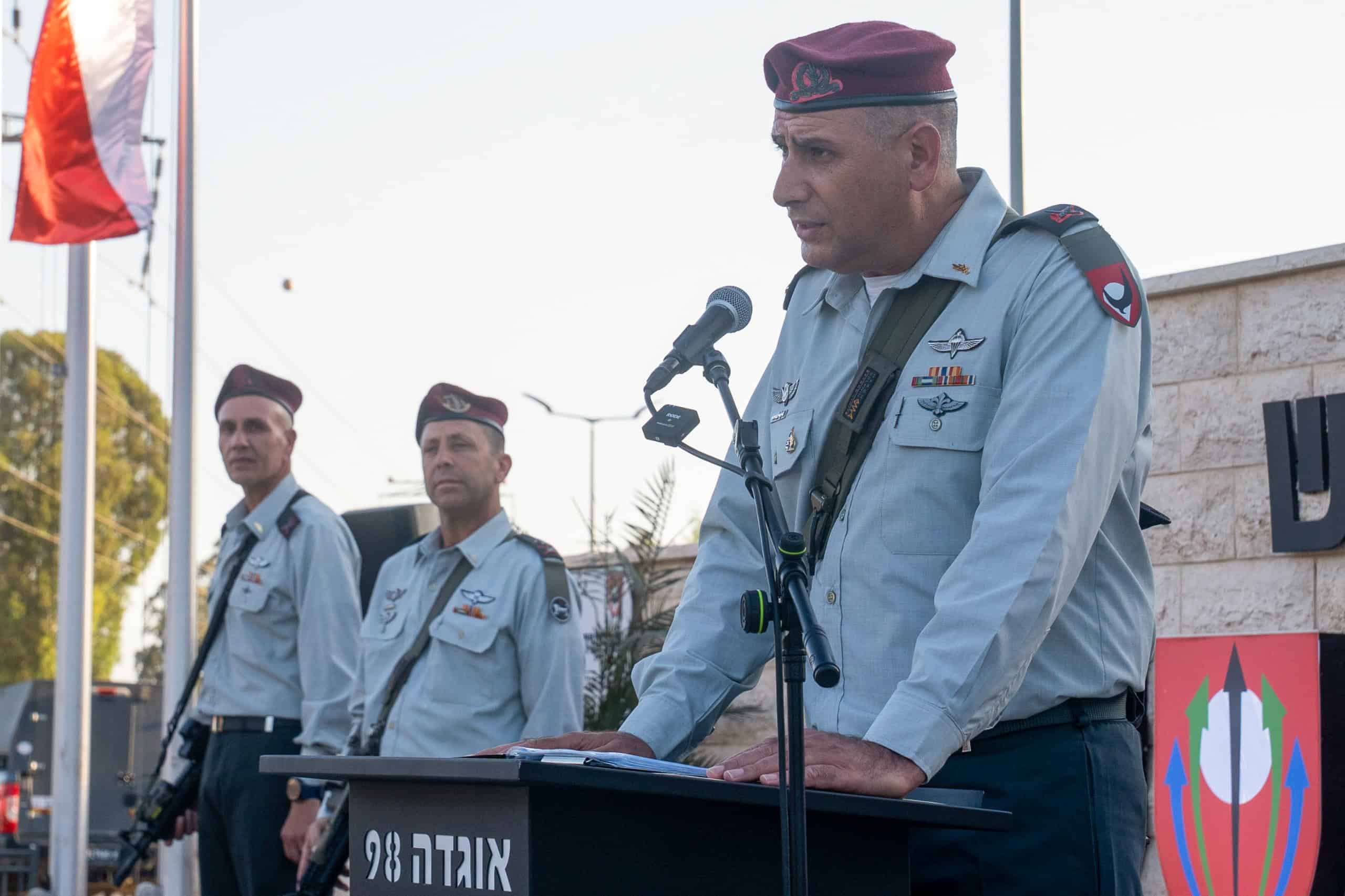 מפקד חדש לעוצבת "האש" (98): תת אלוף מני ליברטי נכנס לתפקיד 2 WhatsApp Image 2026 07 31 at 10.08.30