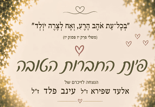 נחנכה בחיפה "פינת החברות הטובה" לזכרם של אלעד שפירא ז"ל ועינב פלד ז"ל | צפו 6 צילום מסך 2026 08 07 164601