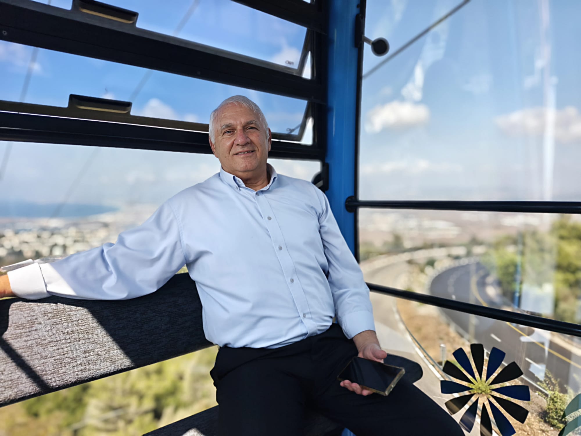 נסיעת מבחן ברכבלית | אביהו האן: מהצלילה לעומק הים ועד המאבקים על עתידה של חיפה 1 WhatsApp Image 2026 09 01 at 14.51.55