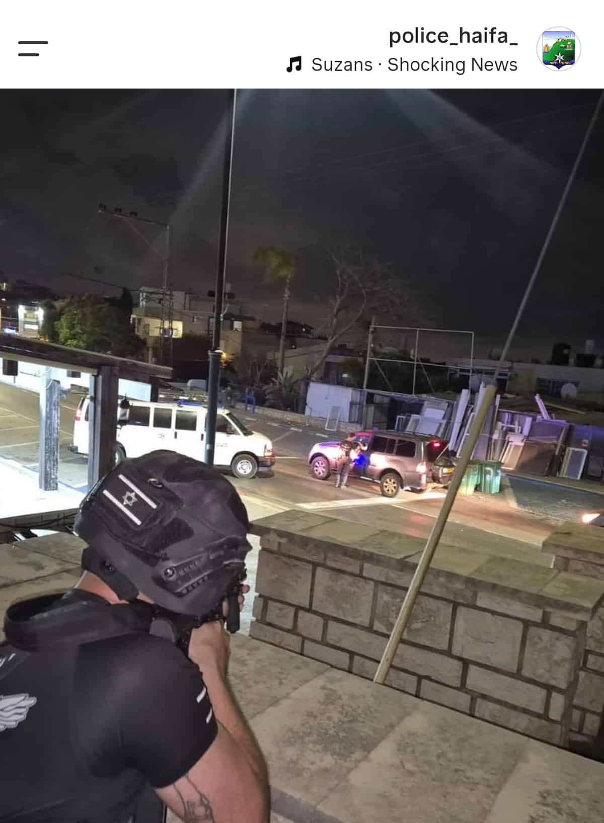 סערה בעקבות פוסט של משטרת חיפה: קלעים עם נשקים מכוונים לעבר הכביש, "מה עובר על המשטרה בעיר?" 3 WhatsApp Image 2026 09 04 at 18.55.21