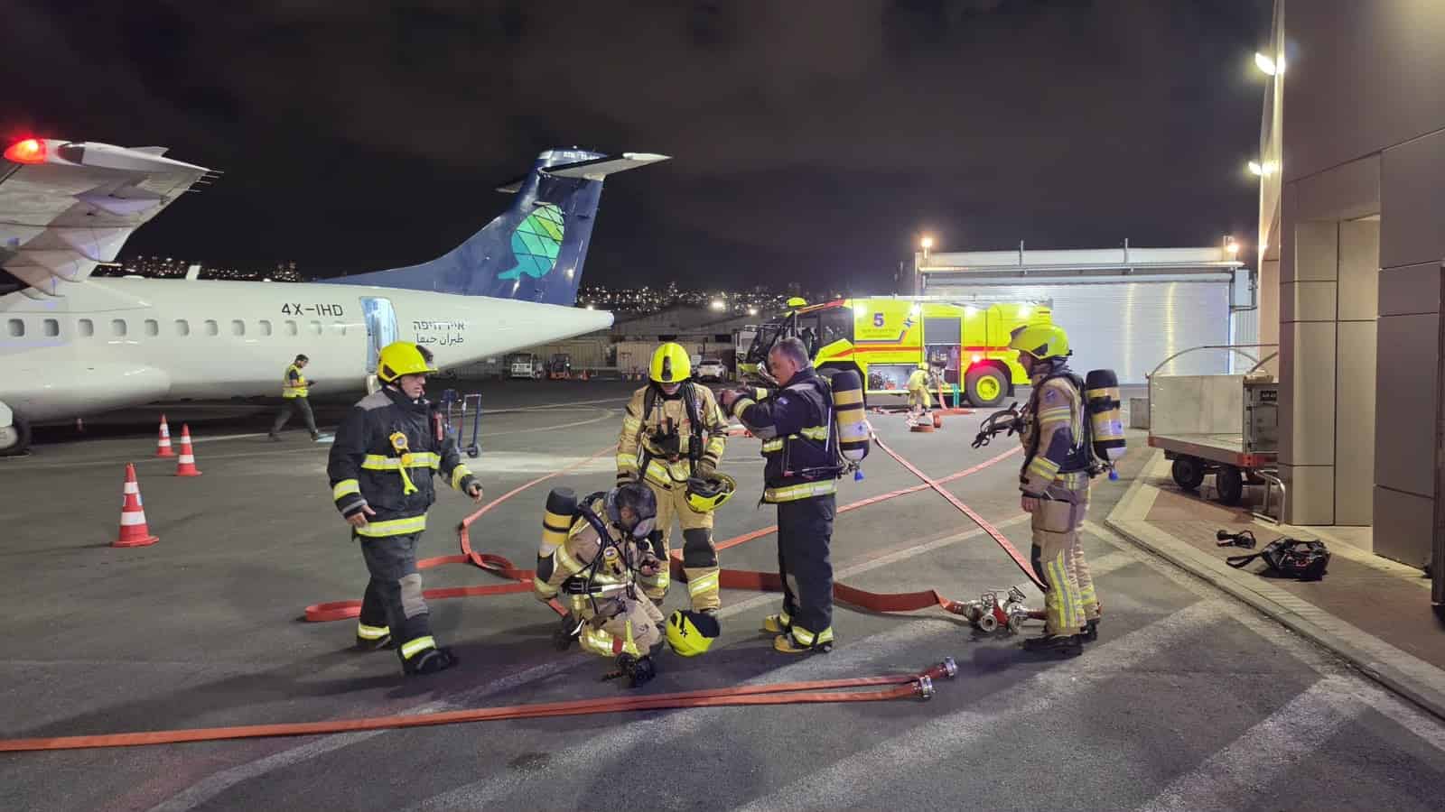 "מיידי, מיידי, מיידי": תרגיל כיבוי לילי בנמל התעופה חיפה 1 WhatsApp Image 2026 09 23 at 17.34.29