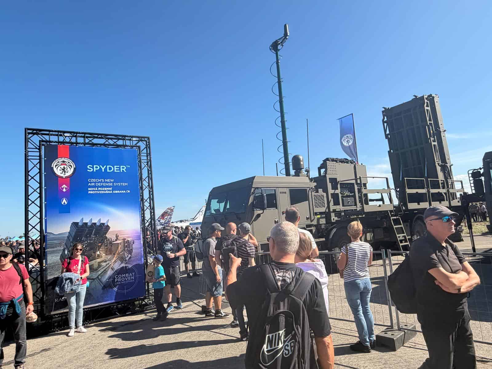 תצוגת SPYDER בNATO DAYS קרדיט דוברות רפאל