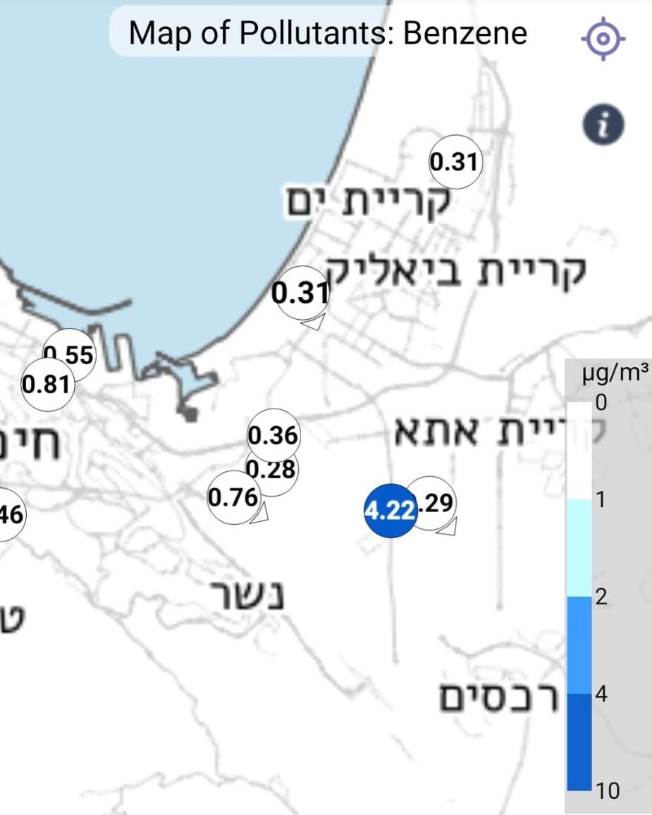 בנזן מסרטן ליד בית הספר, חריגות חוזרות במפרץ חיפה ובמשרד להגנת הסביבה מסבירים מדוע אין הפרה של החוק 2 WhatsApp Image 2026 10 08 at 18.07.23 e1791501131264